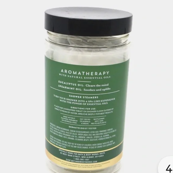 NWT Bath & Body Works Eucalyptus & Spearmint Aromatherapy Shower Steamers Six - Picture 2 of 5